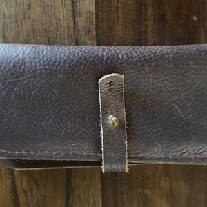 Check Wallet with zip pouch